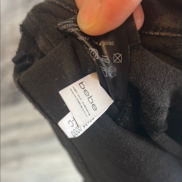 Bebe skinny faux leather stretch jeans size 29 - Picture 7 of 7